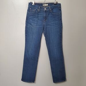 505 Levi's Women's Straight Leg Jeans in Deep Blue Size 8 29x32